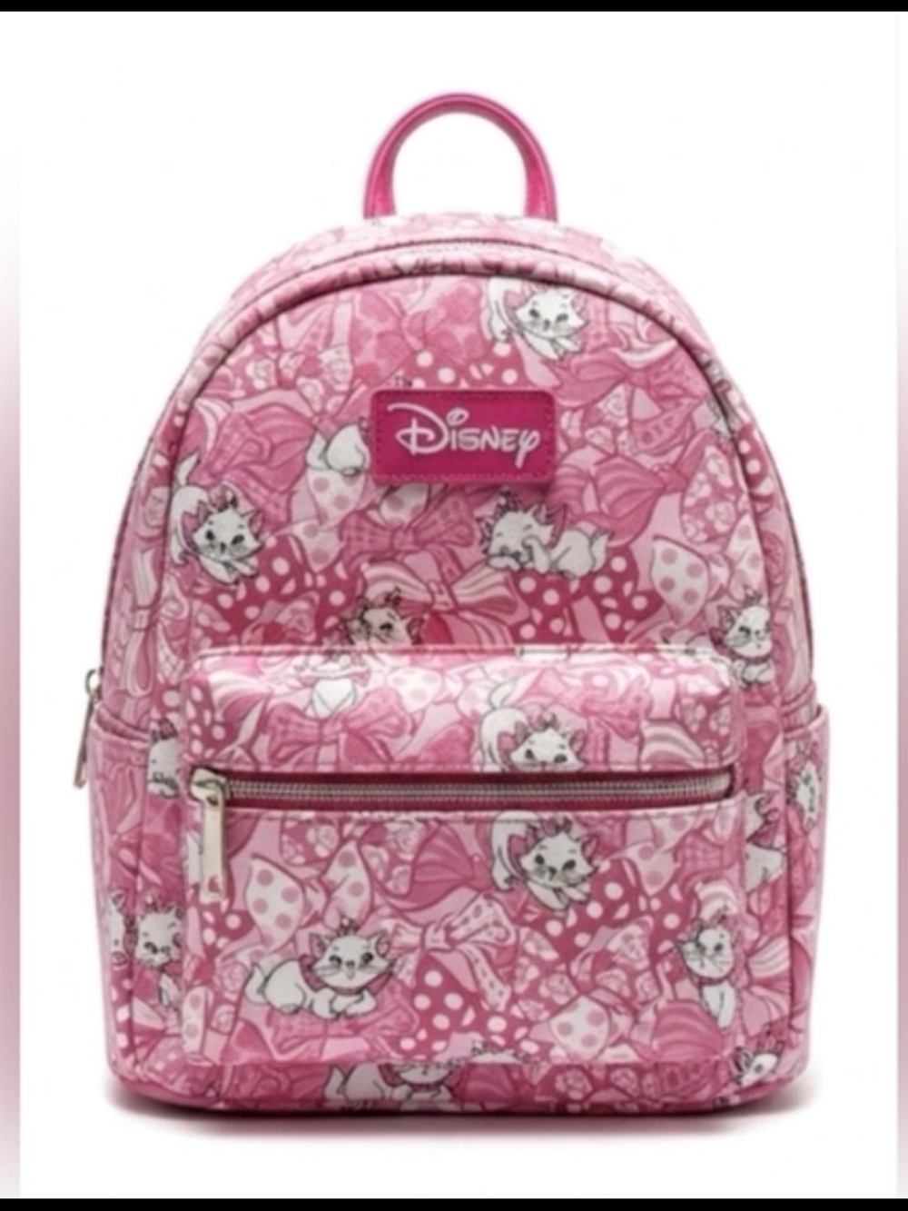 New Bioworld Pink Disney Marie Cat Mini Backpack